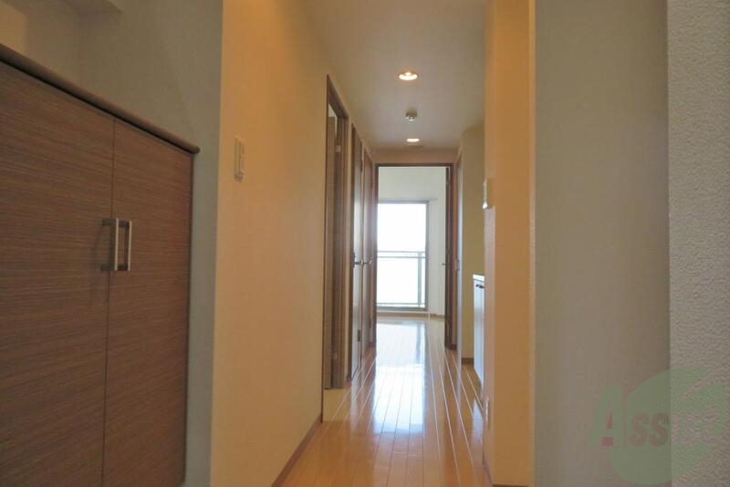 玄関　玄関から見ると奥行きも結構ありますね。