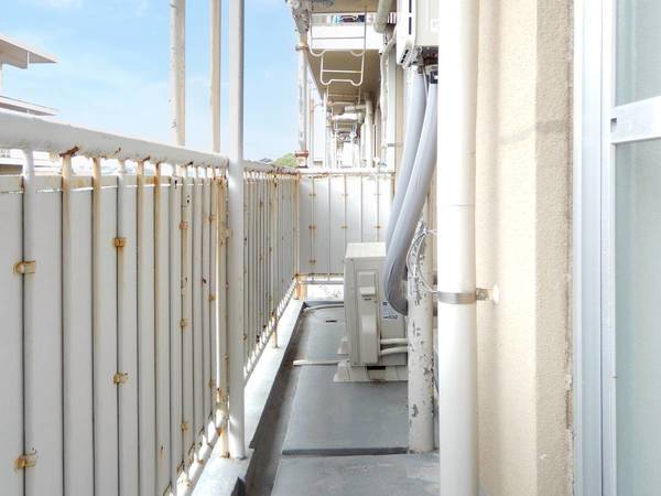 バルコニー　ビレッジハウスの同一物件・同一タイプの間取りの写真です