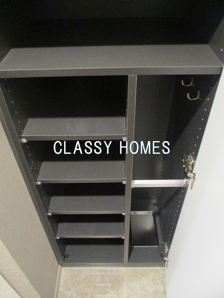 玄関　2019年竣工　クレセント虎ノ門新橋：玄関収納