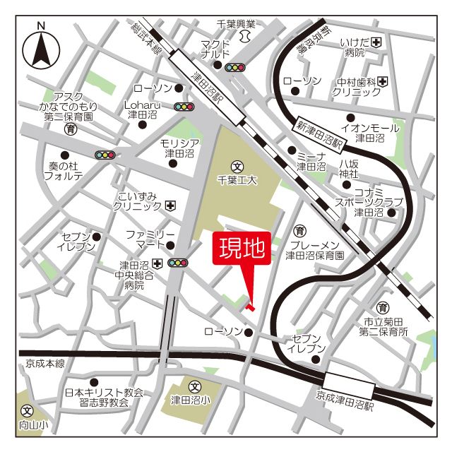 その他　現地案内図