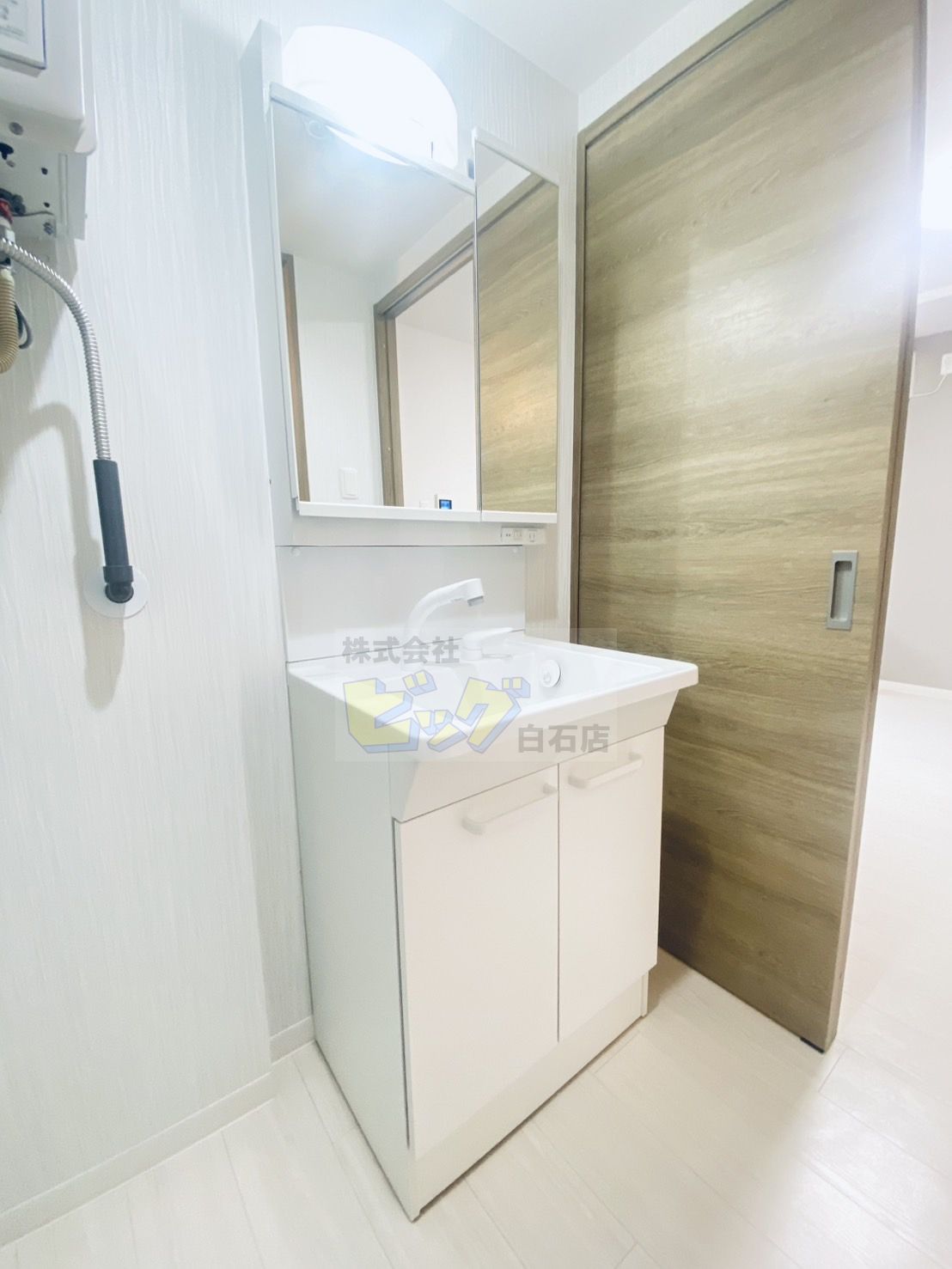 洗面設備　人気の設備シャンプードレッサーを完備しています♪