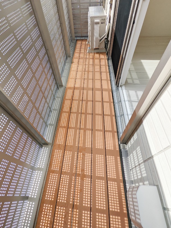 バルコニー　図面と現状に相違がある場合には現状を優先