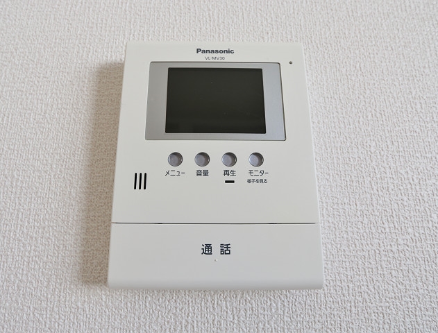 セキュリティ　来客の顔が確認できるので安心ですね