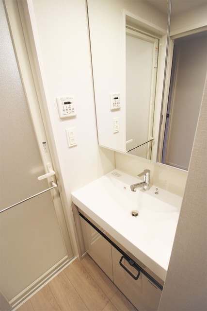 洗面設備　９０６号室の写真です