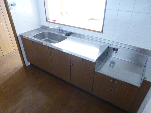 キッチン　対面式キッチン　2口ガスコンロ設置可