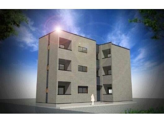 建物外観　完成模型図