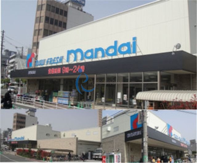 スーパー　万代桃谷駅前店（スーパー）まで1378m