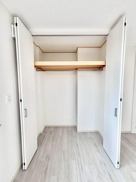 収納　たっぷりとした収納スペースです