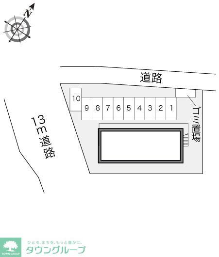 駐車場　駐車場・ゴミ置き場