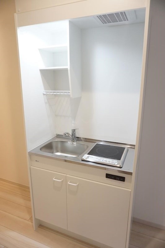 キッチン　１口ＩＨコンロ付キッチンでお料理楽々