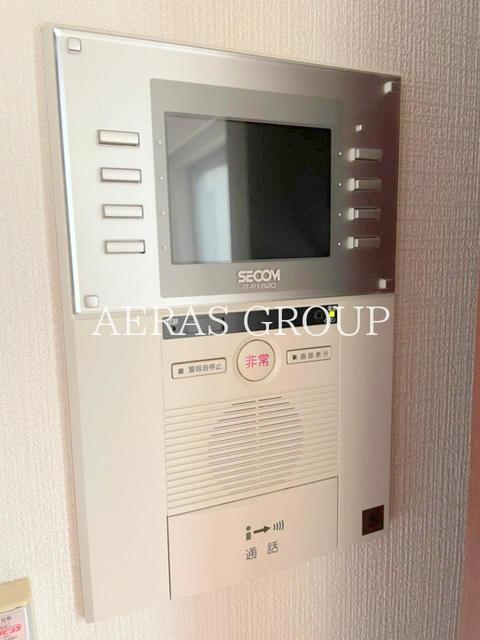 セキュリティ　モニター付きインターホン