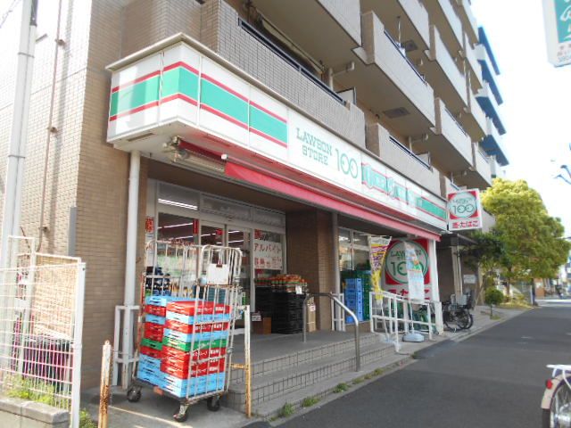 コンビニ　ローソンストア100葛西中央通店（コンビニ）まで434m