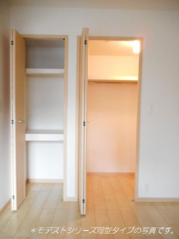 収納　収納のためのスペースです