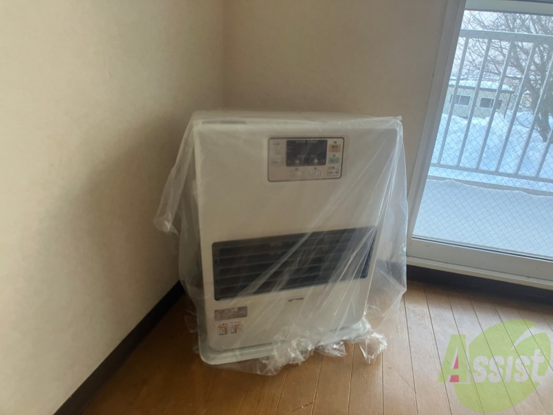 その他設備　灯油暖房です。札幌の寒い冬もこれで大丈夫！