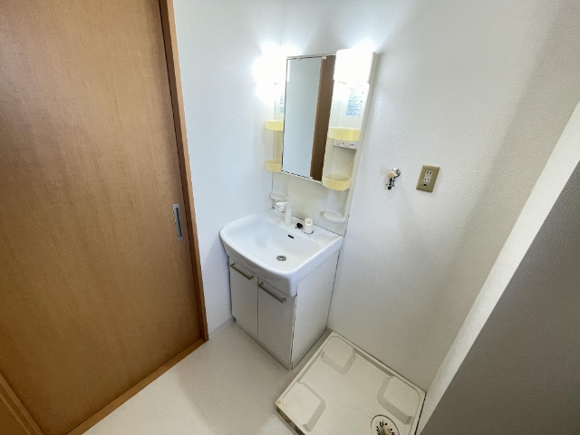 洗面設備　嬉しい独立洗面所