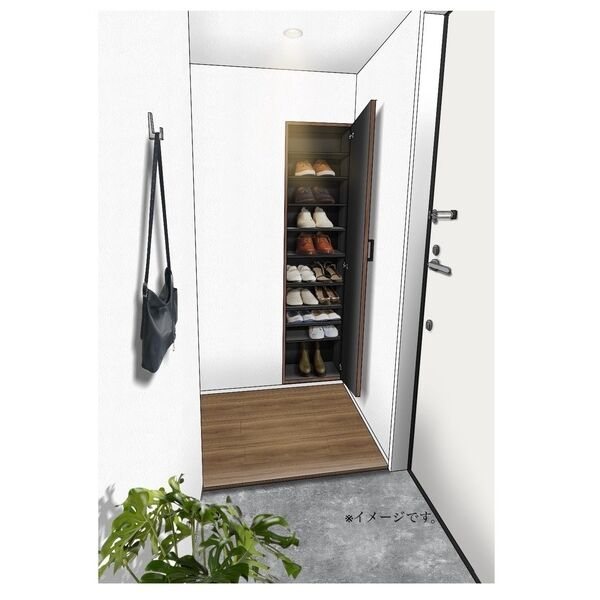 玄関　※完成イメージ