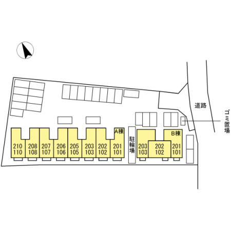 駐車場　区画図