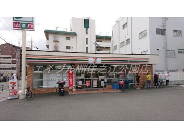 コンビニ　セブンイレブン大阪南住吉1丁目店（コンビニ）まで382m
