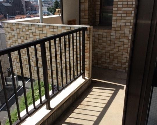 バルコニー　同タイプ別部屋の写真です。