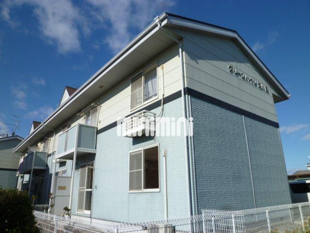 建物外観　青色のさわやかな外観