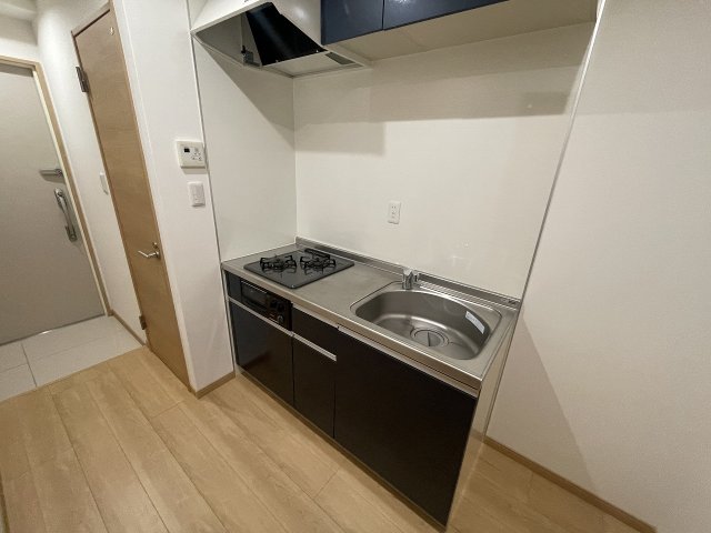 キッチン　コンパクトなキッチンで掃除もラクラク