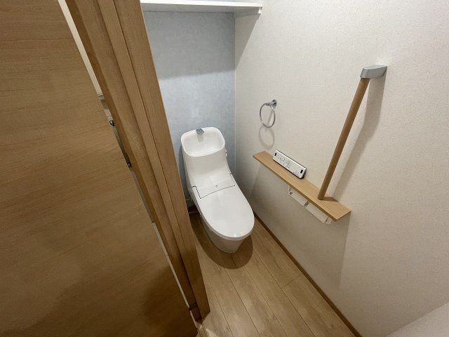 トイレ　ゆったりとした空間のトイレです