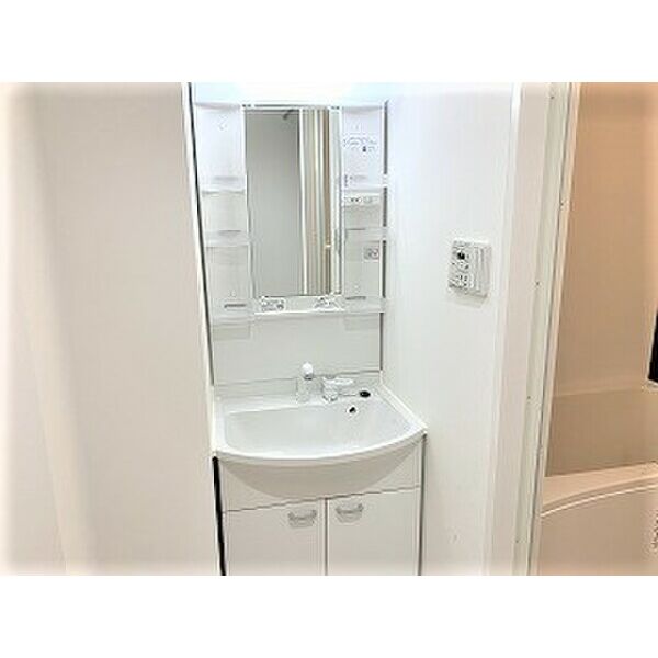 洗面設備　シャワードレッサー付きです！