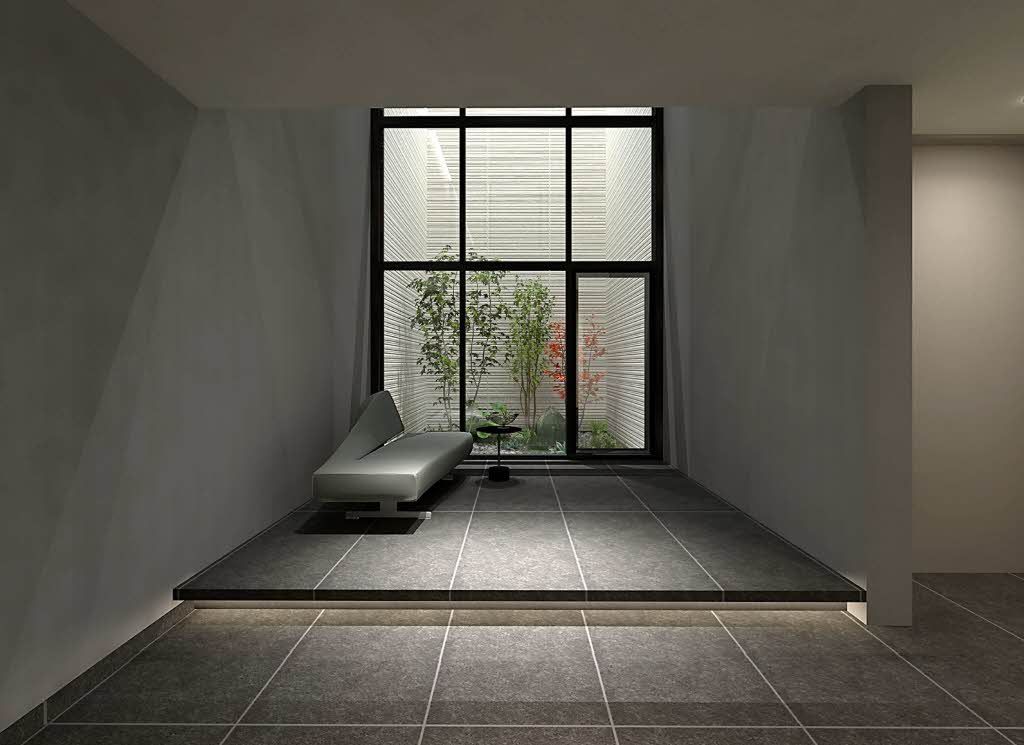 建物外観　完成予想図（共用部）