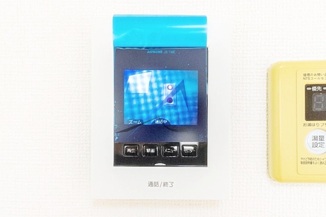 セキュリティ　モニター付インターホンです。