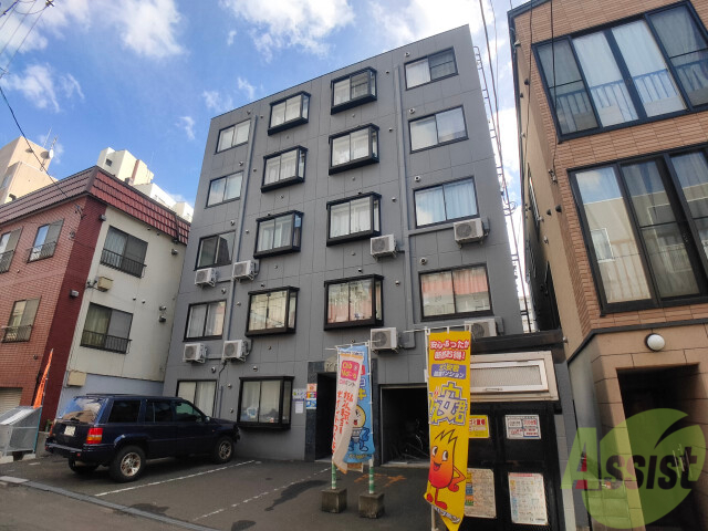 建物外観　札幌市中央区南５条西「アウローラ」