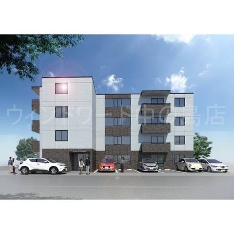 建物外観　完成予想パース