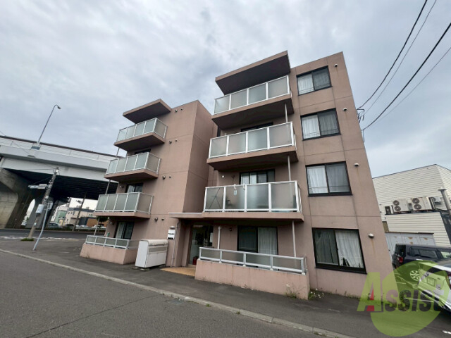 建物外観　札幌市北区新川三条「アシルル新川」