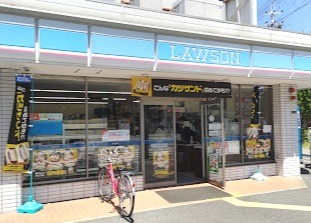 コンビニ　ローソン 大阪経大北店（コンビニ）まで282m
