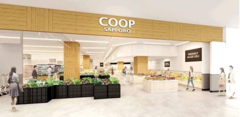 スーパー　コープさっぽろ新さっぽろ店（スーパー）まで820m