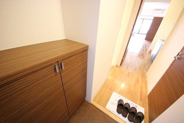 玄関　※写真は同じマンションの違う部屋のものになります。