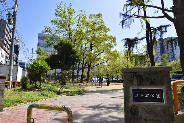 公園　江戸堀公園（公園）まで697m