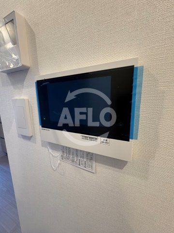 セキュリティ　ザ・パークハビオ谷町六丁目クロス　TV付きモニターホン