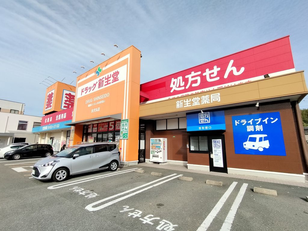 ドラックストア　新生堂薬局 永犬丸店（ドラッグストア）まで2460m
