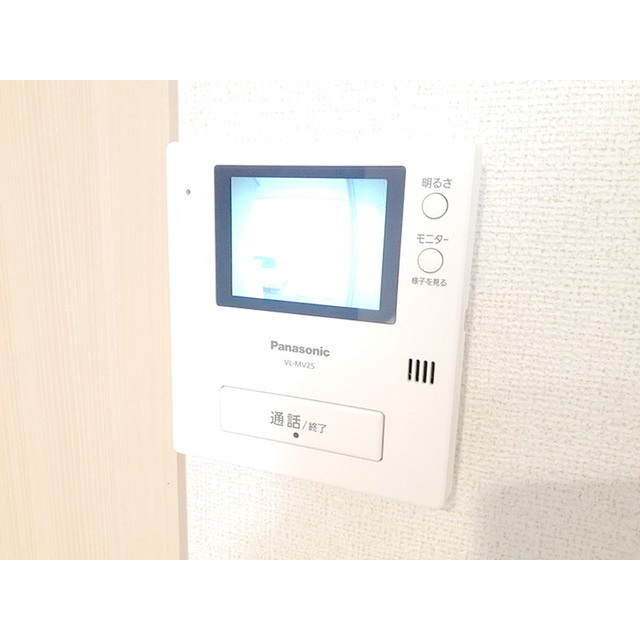 セキュリティ　突然の来訪者でも確認できますね○