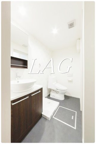 洗面設備　洗面台です。