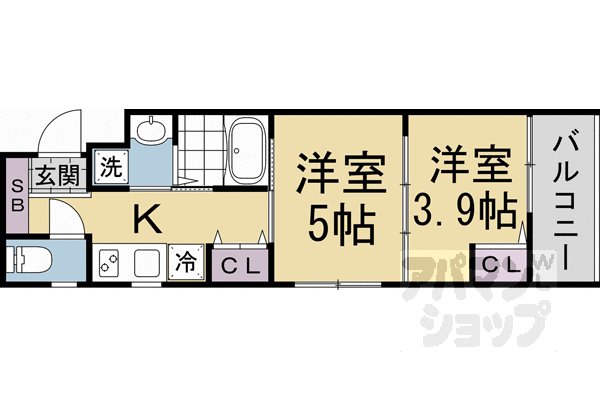 MJC京都梅小路の間取り写真