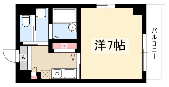 グランデ瓦町の間取り写真