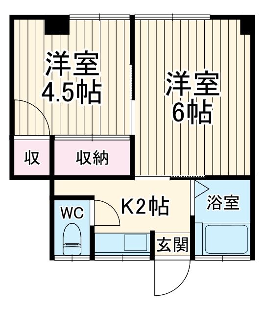 萩赤門ビルの間取り写真