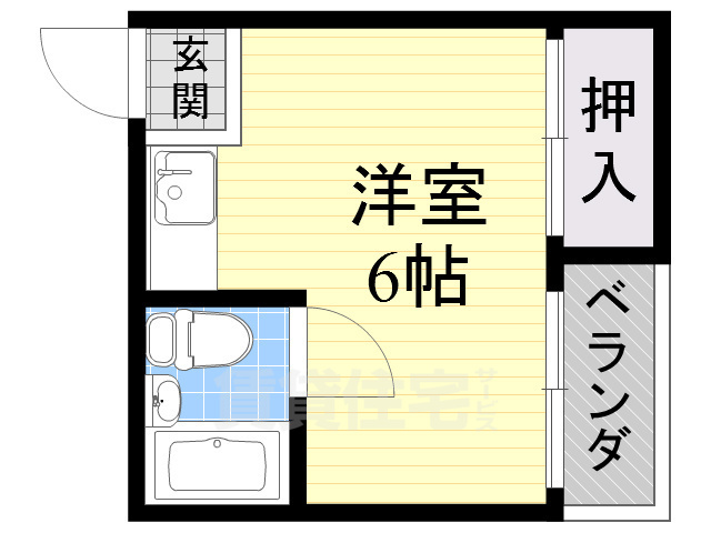 ロイヤル大池橋の間取り写真