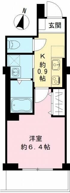 京王線 明大前駅 徒歩5分 4階建 築8年の間取り写真