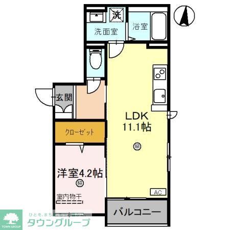 DHCR川口芝下の間取り写真