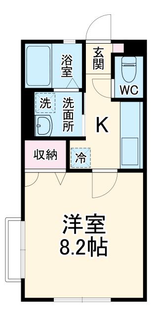 リラ行田の間取り写真