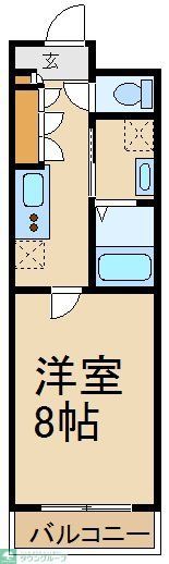 テラン根岸の間取り写真