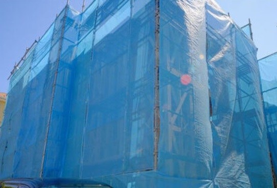 建物外観　建築中