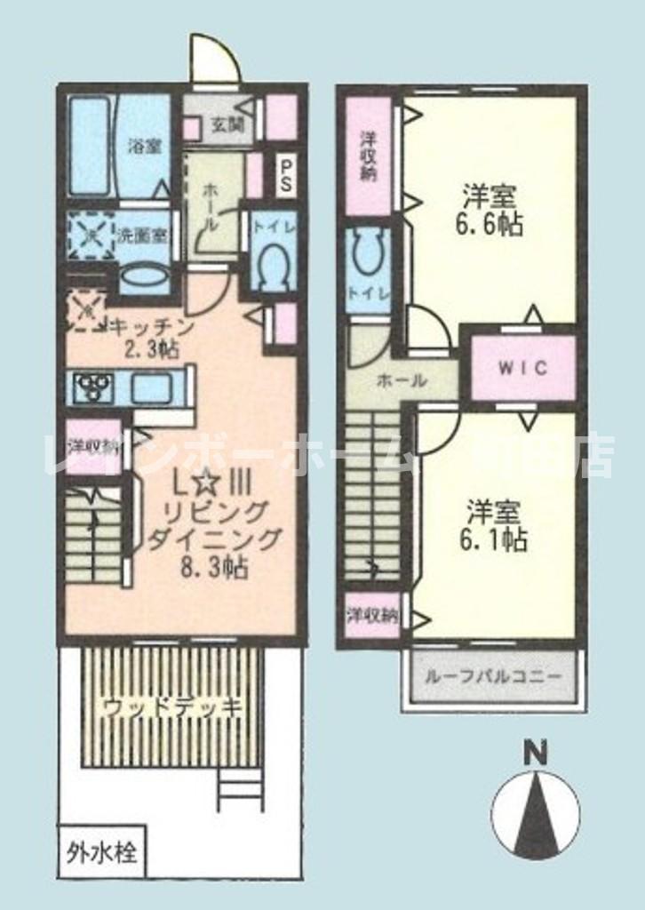 Lacine lecolto 高座渋谷の間取り写真